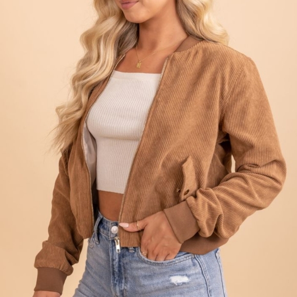 Corduroy Bomber Jacket - Picture 3 of 9